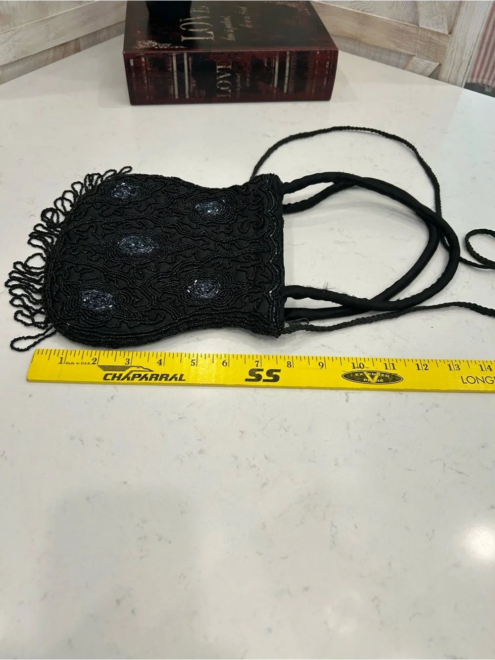 Black Beaded Evening Bag - Women Bags